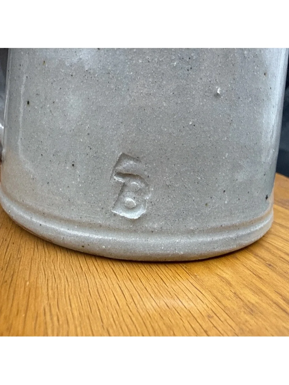MT. LEBANON Stoneware Mugs - Blue and Gray Set of 3